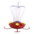 Fancy Feline 16 oz Trumpet Flower Hummingbird Bird Feeder, Plastic FA2668773